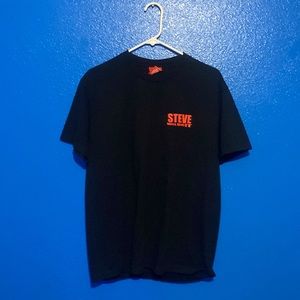 Full send Steve will do it t-shirt.Black and red size large